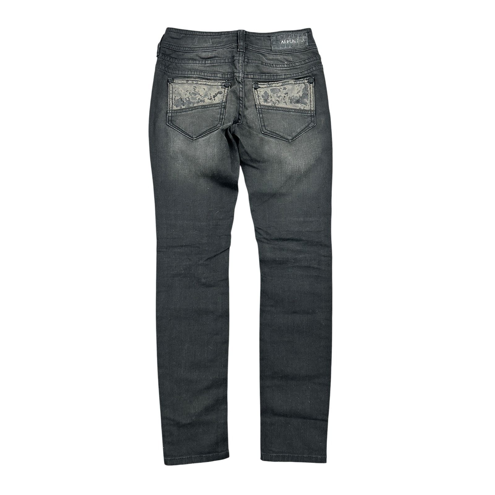Affliction Black Premium Raquel Skinny Fit Jeans Journey Black Nwt Size 24 — image 2 of 8